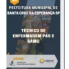 Apostila Técnico de Enfermagem PAS e SAMU Prefeitura de Santa Cruz da Esperança SP 2023