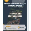 Apostila Técnico em Contabilidade Prefeitura de Piracaia SP 2023