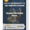 Apostila Técnico em Saúde Bucal Prefeitura de São Tomé das Letras MG 2023