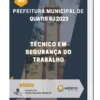 Apostila Técnico em Segurança do Trabalho Prefeitura de Quatis RJ 2023