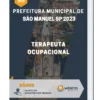 Apostila Terapeuta Ocupacional Prefeitura de São Manuel SP 2023