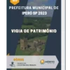 Apostila Vigia de Patrimônio Prefeitura de Iperó SP 2023