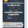 Apostila Vigilante Sanitário E Ambiental Prefeitura de Saltinho SC 2023