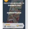 Apostila Administrador Prefeitura de Surubim PE 2023