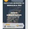 Apostila Agente Administrativo Prefeitura de Maravilha AL 2023
