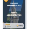 Apostila Agente Administrativo Concurso de Paverama RS 2023