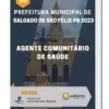 Apostila Agente Comunitário De Saúde Prefeitura de Salgado de São Félix PB 2023