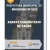 Apostila Agente Comunitário De Saúde Prefeitura de Brodowski SP 2023
