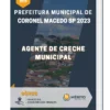 Apostila Agente De Creche Municipal Prefeitura de Coronel Macedo SP 2023