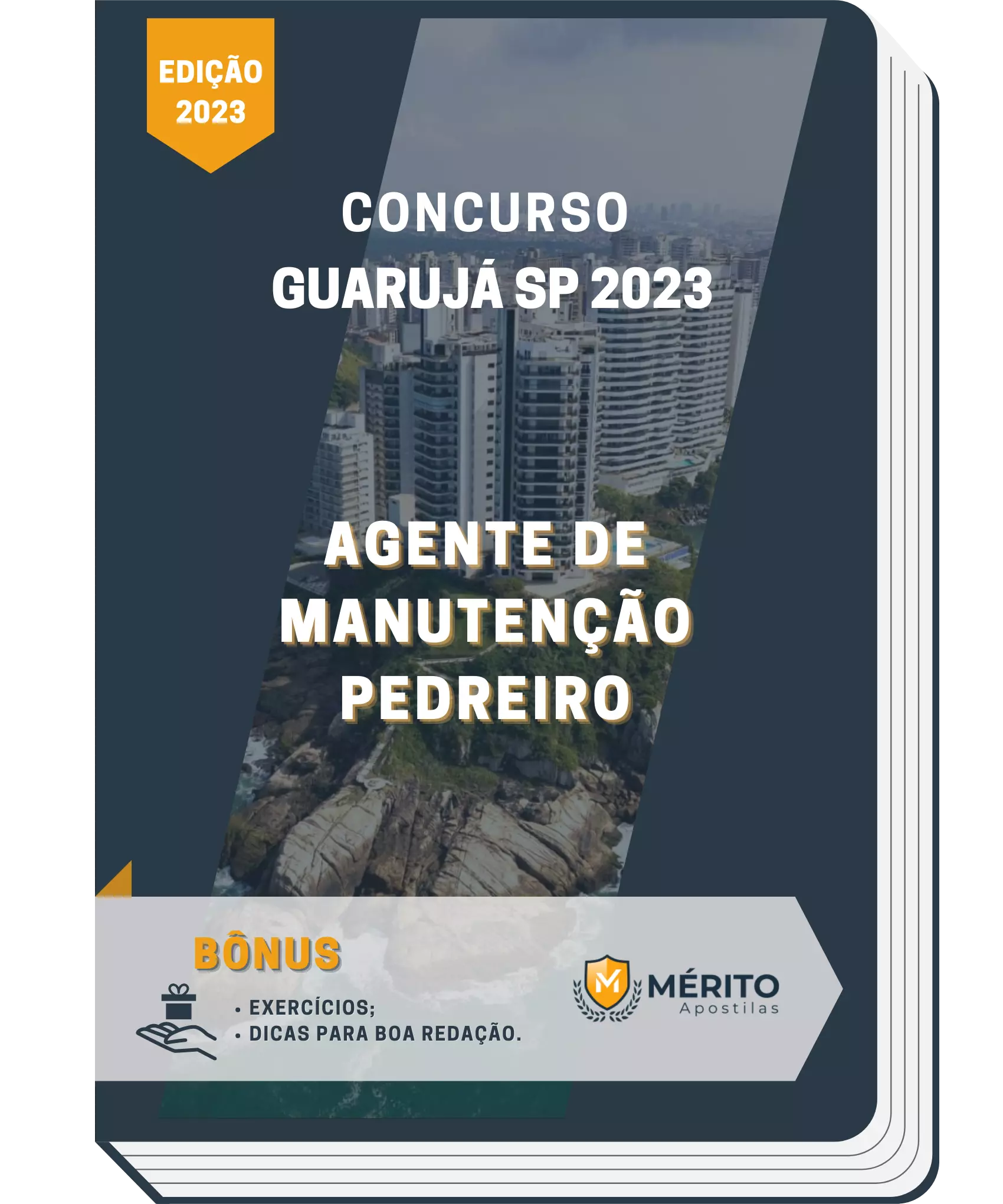 Apostila Agente De Manutenção Pedreiro Concurso Guarujá SP 2023
