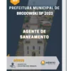 Apostila Agente De Saneamento Prefeitura de Brodowski SP 2023
