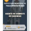 Apostila Agente de Combate às Endemias Prefeitura de Paulo Frontin PR 2023