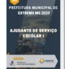 Apostila Ajudante De Serviço Escolar I Prefeitura de Extrema MG 2023