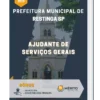 Apostila Ajudante De Serviços Gerais Prefeitura de Restinga SP 2023