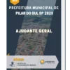 Apostila Ajudante Geral Prefeitura de Pilar do Sul SP 2023