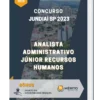 Apostila Analista Administrativo Júnior Recursos Humanos Concurso Jundiaí SP 2023