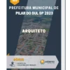 Apostila Arquiteto Prefeitura de Pilar do Sul SP 2023