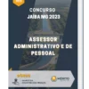 Apostila Assessor Administrativo e de Pessoal Concurso Jaíba MG 2023