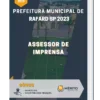 Apostila Assessor De Imprensa Prefeitura de Rafard SP 2023