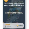 Apostila Assistente Social Prefeitura de Mata de São João BA 2023