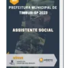 Apostila Assistente Social Prefeitura de Timburi SP 2023