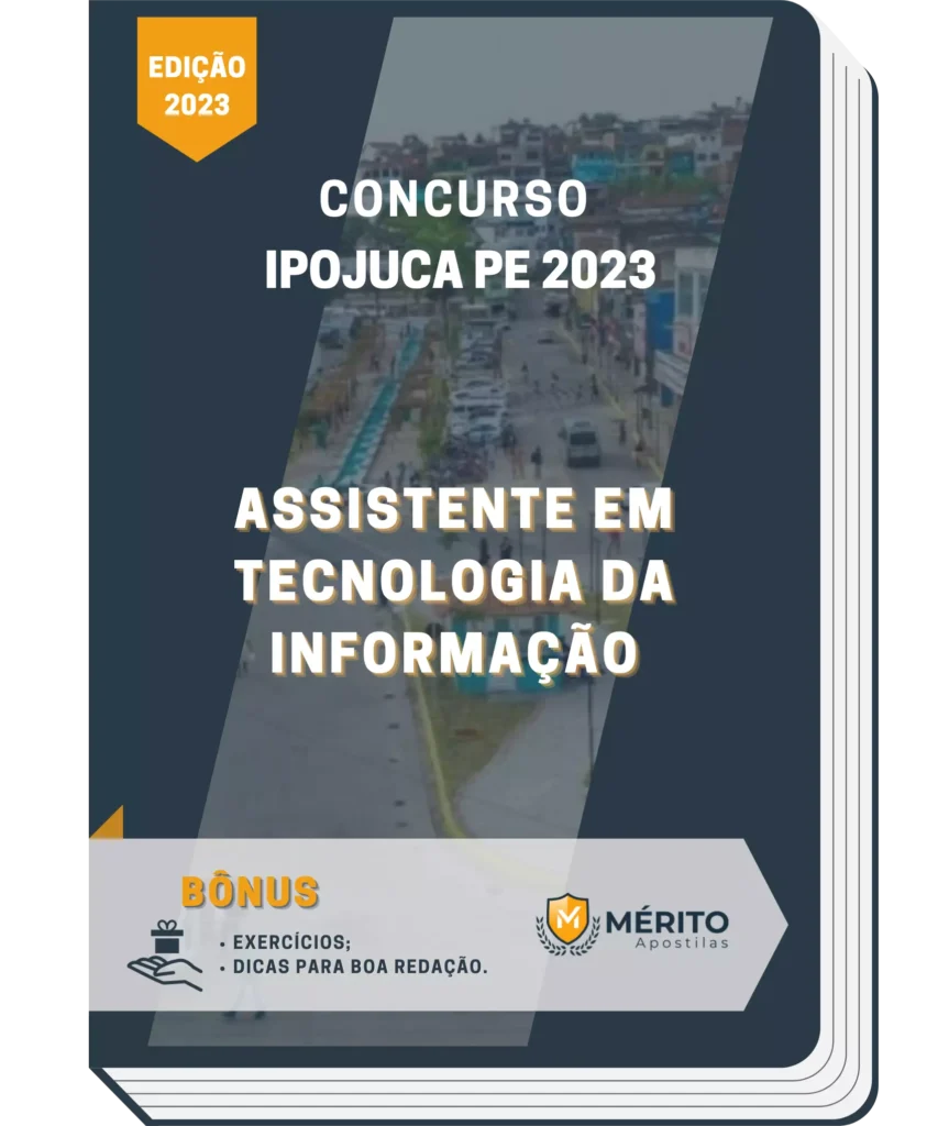 Apostila Assistente em Tecnologia da Informação Concurso Ipojuca PE ...