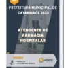 Apostila Atendente De Farmácia Hospitalar Prefeitura de Catarina CE 2023