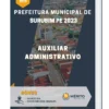 Apostila Auxiliar Administrativo Prefeitura de Surubim PE 2023