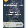 Apostila Auxiliar Administrativo Concurso Águas de Sarandi PR 2023