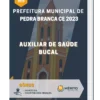 Apostila Auxiliar De Saúde Bucal Prefeitura de Pedra Branca CE 2023