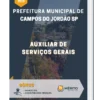 Apostila Auxiliar De Serviços Gerais Prefeitura de Campos do Jordão SP