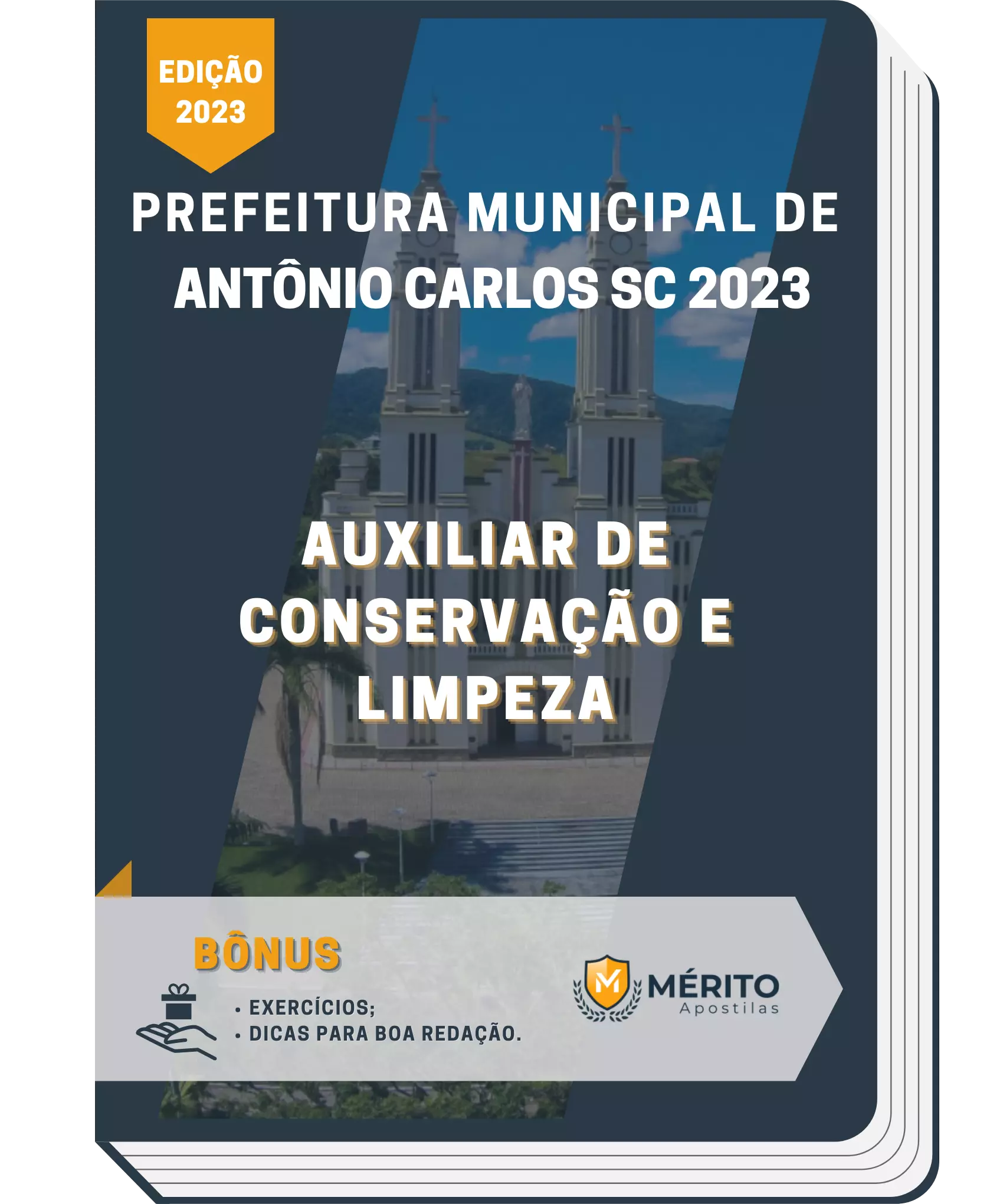 Apostila Auxiliar de Conservação e Limpeza Prefeitura de Antônio Carlos SC 2023