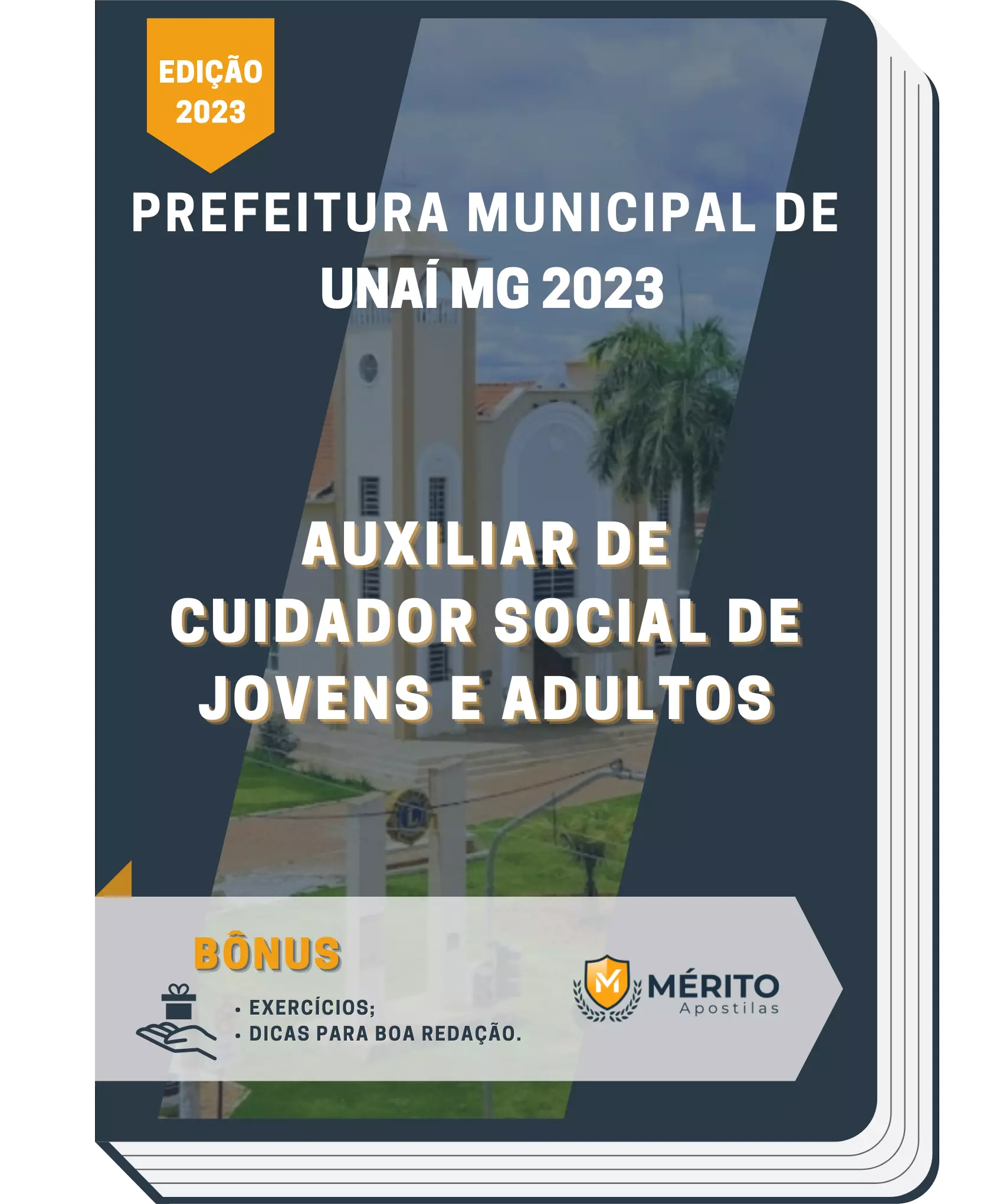 Apostila Auxiliar de Cuidador Social de Jovens e Adultos Prefeitura de Unaí MG 2023