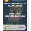 Apostila Auxiliar de Inspeção Sanitária Prefeitura de Vila Rica MT 2023