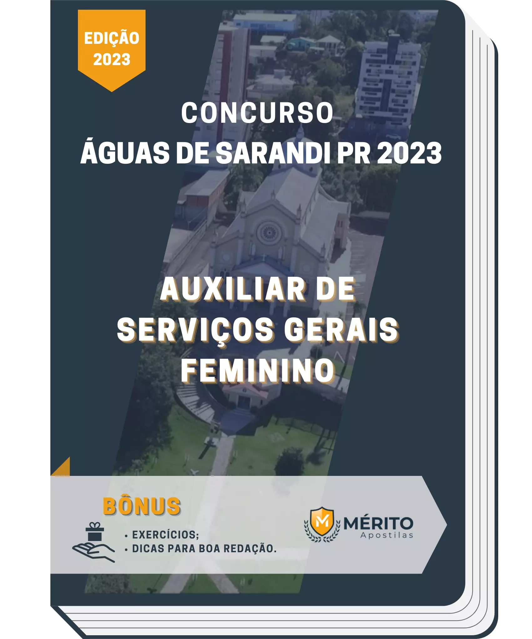 Apostila Auxiliar de Serviços Gerais Feminino Concurso Águas de Sarandi PR 2023