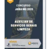 Apostila Auxiliar de Serviços Gerais Limpeza Concurso Jaíba MG 2023