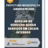Apostila Auxiliar de Serviços Gerais Serviços em Locais Internos Prefeitura de Juranda PR 2023