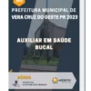 Apostila Auxiliar em Saúde Bucal Prefeitura de Vera Cruz do Oeste PR 2023
