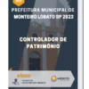 Apostila Controlador de Patrimônio Prefeitura de Monteiro Lobato SP 2023