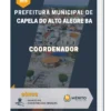 Apostila Coordenador Prefeitura de Capela do Alto Alegre BA 2023
