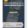 Apostila Dentista Prefeitura de Campina Grande do Sul PR 2023