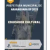 Apostila Educador Cultural Prefeitura de Araraquara SP 2023