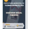 Apostila Educador Social Feminino Prefeitura de Telêmaco Borba PR 2023