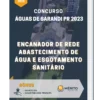 Apostila Encanador de Rede Abastecimento de Água e Esgotamento Sanitário Concurso Águas de Sarandi PR 2023