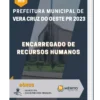 Apostila Encarregado de Recursos Humanos Prefeitura de Vera Cruz do Oeste PR 2023