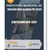 Apostila Enfermeiro ESF Prefeitura de Riacho das Almas PE 2023