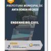 Apostila Engenheiro Civil Prefeitura de Anta Gorda RS 2023