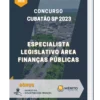 Apostila Especialista Legislativo Área Finanças Públicas Concurso Cubatão SP 2023