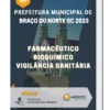 Apostila Farmacêutico Bioquímico Vigilância Sanitária Prefeitura de Braço do Norte SC 2023