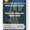 Apostila Fiscal de Cadastro Imobiliário Prefeitura de Braço do Norte SC 2023